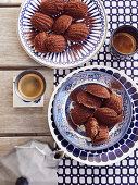 Espresso and madeleines for brunch