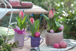 Easter Arrangement With Tulips