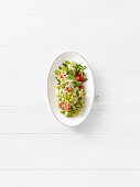 Quinoa tabouleh with coriander and capers