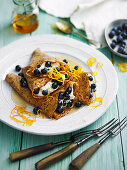 Blueberry Poppy Seed Crepes