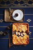 Dattel-Ricotta-Baklava mit Rosensirup