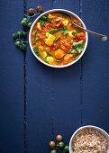 Tomaten-Süsskartoffel-Curry mit Kingklip-Fisch