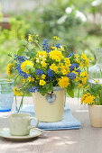 Blue - Yellow Spring Bouquet