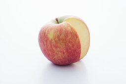 A Fuji apple, sliced