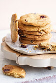 Cranberry-Erdnuss-Cookies