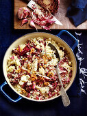 Radicchio and Blue Cheese Baked Risotto