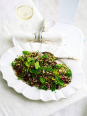 Fresh Cherry and Pistachio Tabbouleh