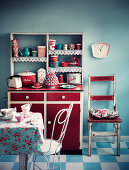 Teatime in an old-fashioned kitchen