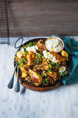 Persian chicken biryani