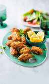 Bacalao-style fish and potato fritters