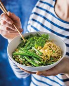 Green noodle bowl