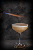A Rum Sour Chocolate cocktail