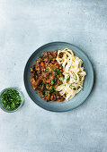 Tagliatelle with braised beef ragout