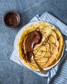 Crepes mit Nuss-Nougat-Creme