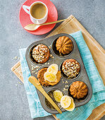 Apple crumble blender muffins