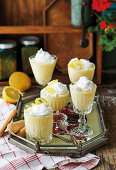 Limoncello mousse pots