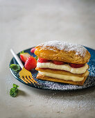 Mille-Feuille mit Erdbeeren