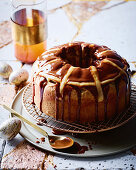 Sticky Date Hot Cross Bun Cake