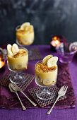 Banana Cheese cakes with Baileys