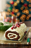 Buche de Noel zu Weihnachten