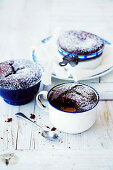 Warm Choc-Caramel Puddings