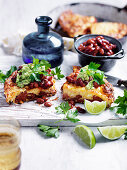 Chorizo Omelettes with Chilli Beans