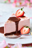 Chocolate Strawberry Cheesecake