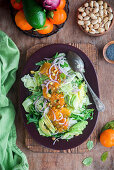 Avocado-Mandarinen-Salat