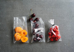 Frische Früchte auf Vorrat einfrieren