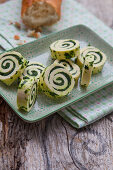 Wild garlic butter rolls