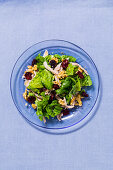 Chicken salad with cranberries and walnuts