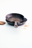 Stack of Pans on Cooking Surface