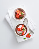 Schoko-Erdbeer-Dessert