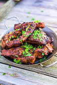 Grilled spare ribs