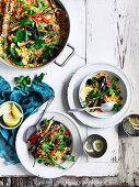 Vegetable and Olive Paella
