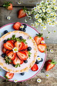 Erdbeer-Heidelbeer-Kuchen