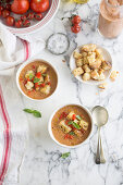 Gazpacho with croutons