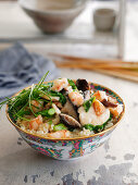 Hokkien fried rice with shrimp (China)