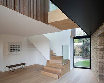 Elegant foyer and stairwell