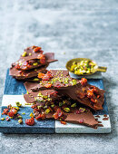 Dark chocolate and bacon bark