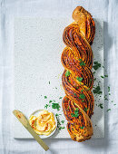 Moroccan knotted bread