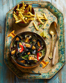 Thai Mussels And Fries