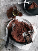 Neapolitanische Ricotta-Schokoladen-Torte