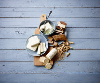 Wholefoods: tofu, seitan, textured soy and tempeh