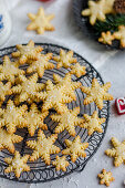 Christmas coconut snowflake cookies