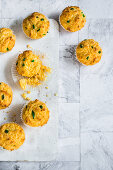 Cheddar and jalapeno corn muffins