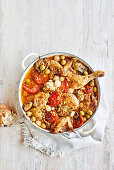 Chicken Provencal with olives and artichokes (France)