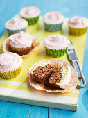 Neapolitanische Cupcakes mit Buttercreme