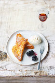 Torrijas with sherry - Spanish 'French toast'