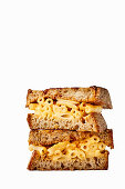 Smoked mac and cheese sandwich